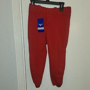 Youth MizunoRed Softball Pants